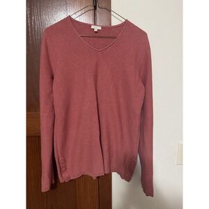 Talbots sweater with button detail